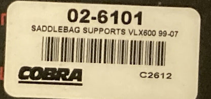 NEW GENUINE COBRA 02-6101 SADDLEBAG SUPPORTS FOR HONDA VLX600 99-07