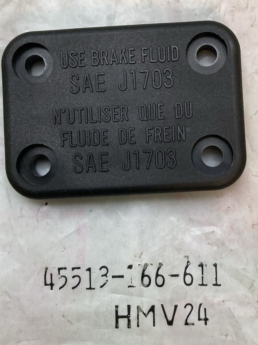 NEW GENUINE HONDA 45513-166-611 CAP, OIL CUP, MASTER CYLINDER