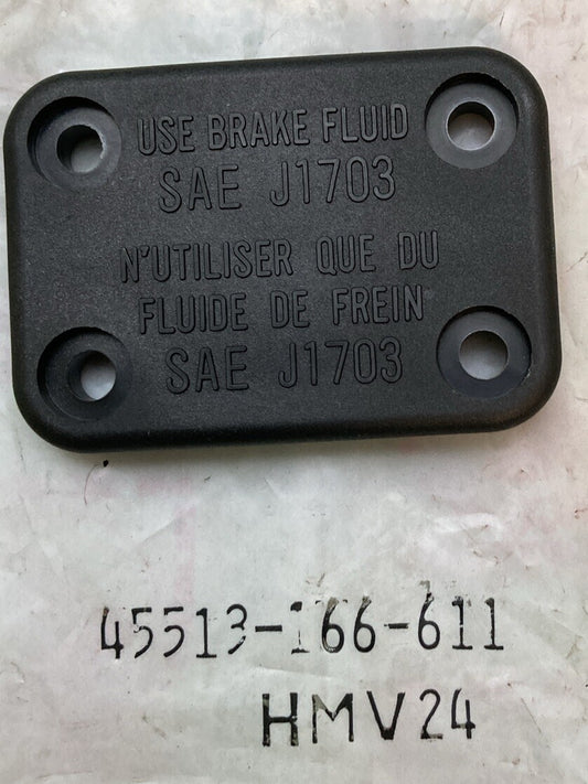 NEW GENUINE HONDA 45513-166-611 CAP, OIL CUP, MASTER CYLINDER