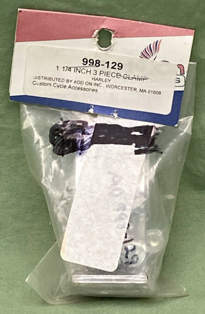 NEW ADD ON ACCESSORIES 998-129 3 Piece Clamp - 1 ¼ Inch