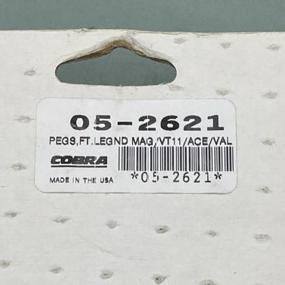NEW COBRA TR089925 FOOT PEGS LEGEND MAG/ACE/VAL