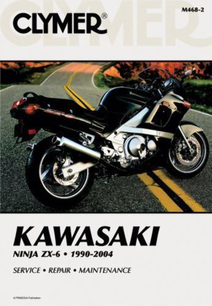 NEW GENUINE CLYMER KAWASAKI NINJA ZX-6 SERVICE MANUAL '90-'04 M468-2
