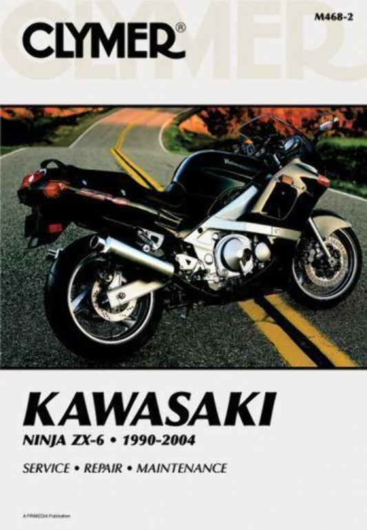 NEW GENUINE CLYMER KAWASAKI NINJA ZX-6 SERVICE MANUAL '90-'04 M468-2