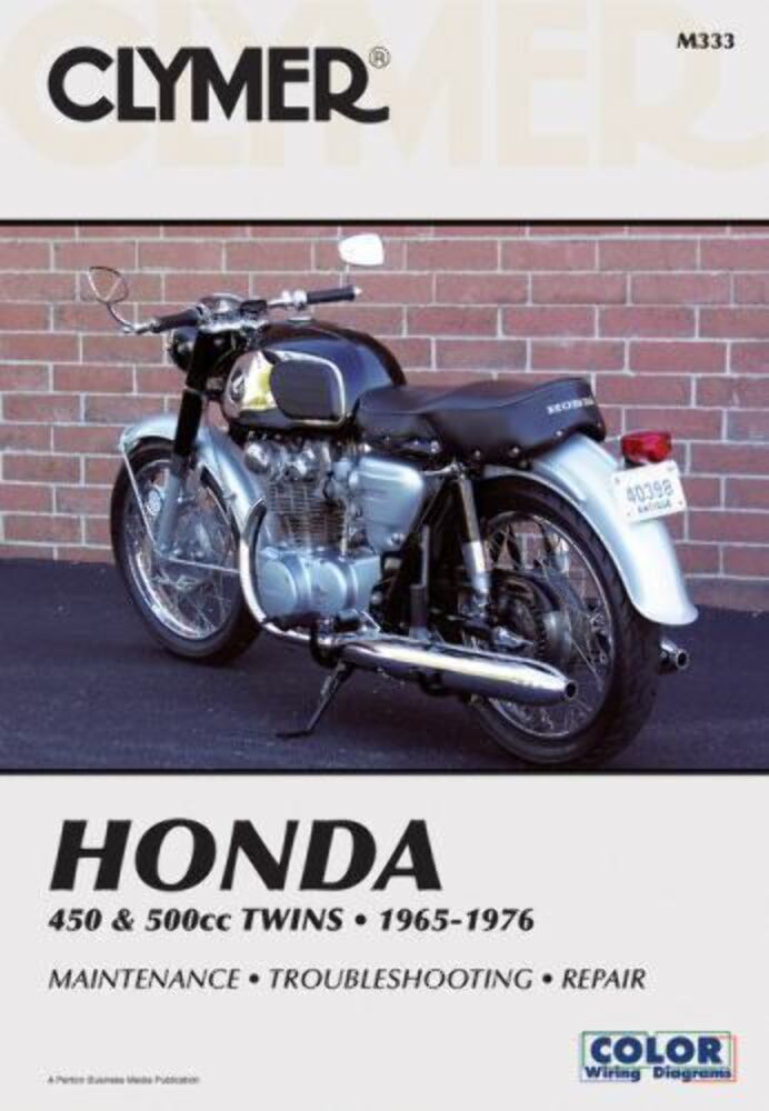 NEW GENUINE CLYMER HONDA 450 & 500CC TWINS SERVICE MANUAL '65-'76 M333