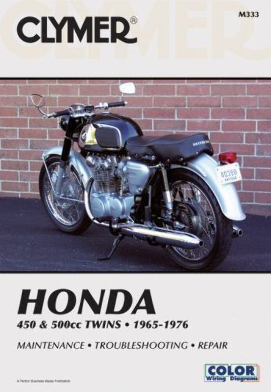 NEW GENUINE CLYMER HONDA 450 & 500CC TWINS SERVICE MANUAL '65-'76 M333