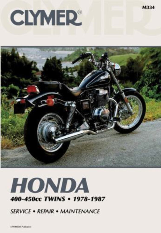 NEW GENUINE CLYMER HONDA 400-450CC TWINS SERVICE MANUAL '78-'87 M334