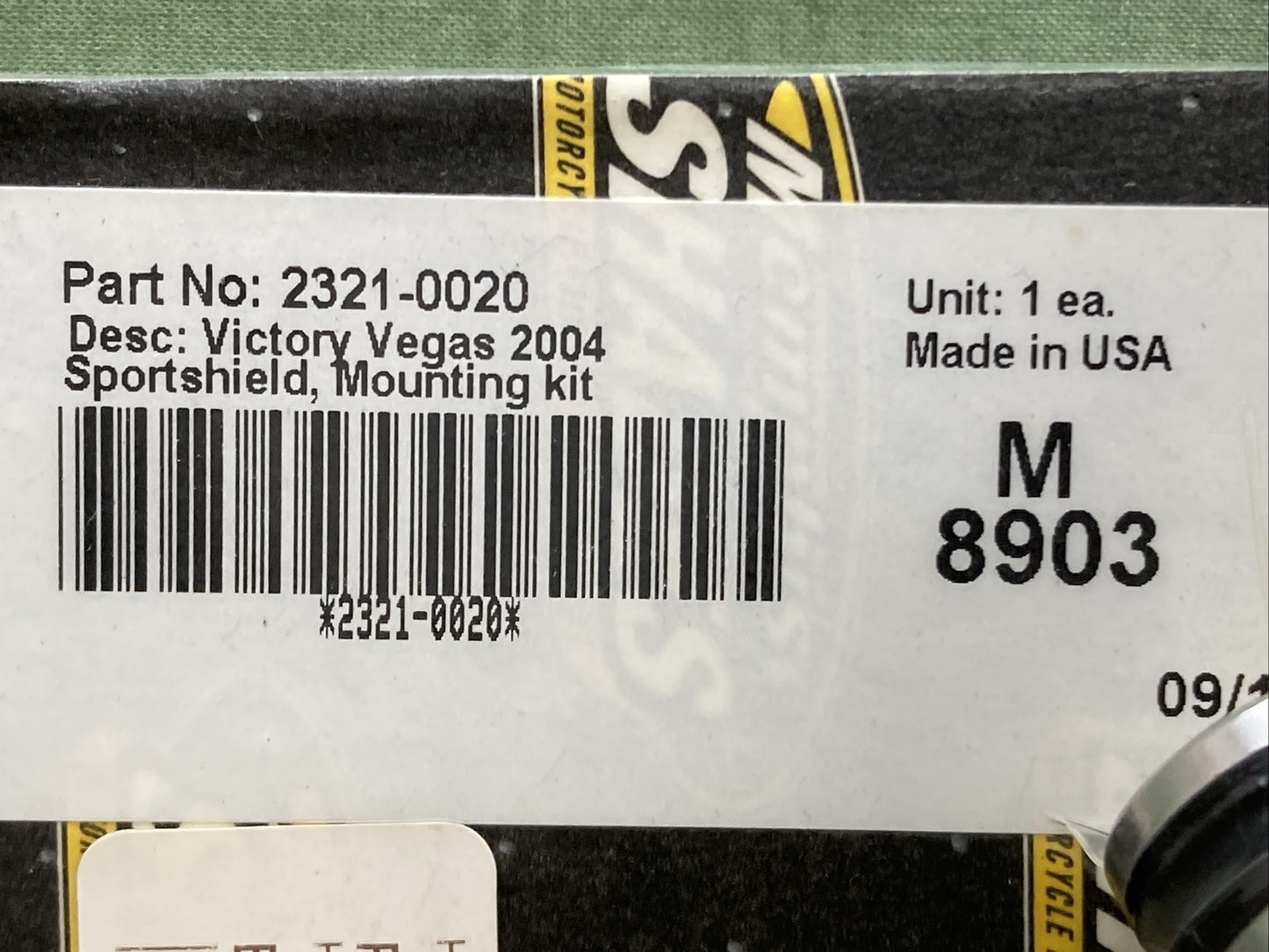 NEW MEMPHIS SHADES 2321-0020 MOUNT KIT, SPORTSHIELD VICTORY VEGAS 2004