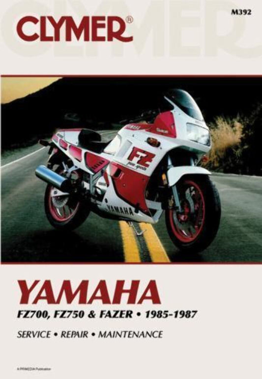 NEW GENUINE CLYMER YAMAHA FZ700/FZ750/FAZER SERVICE MANUAL '85-'87 M392