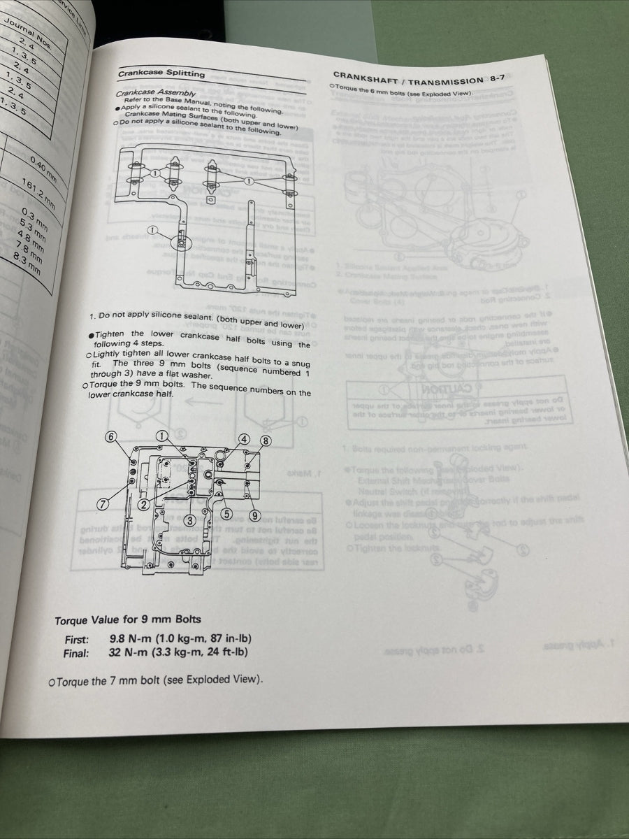 NEW GENUINE KAWASAKI 99924-1127-54 NINJA ZX-11 / ZZ-R1100 SERVICE MANUAL SUP.