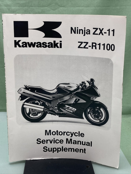 NEW GENUINE KAWASAKI 99924-1127-54 NINJA ZX-11 / ZZ-R1100 SERVICE MANUAL SUP.