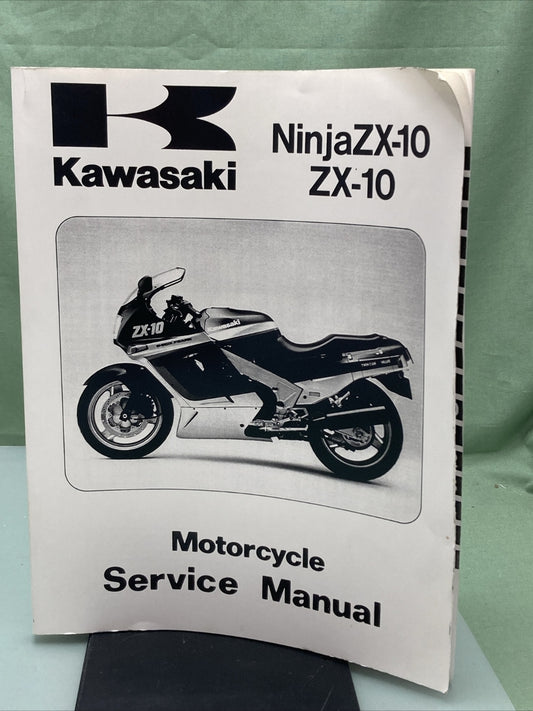 NEW GENUINE KAWASAKI 99924-1098-02 NINJA ZX-10 / ZX-10 SERVICE MANUAL