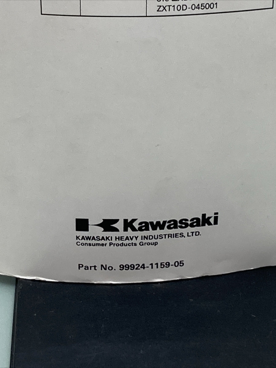 NEW GENUINE KAWASAKI 99924-1159-05 NINJA ZX-11 / ZZ-R1100 SERVICE MANUAL
