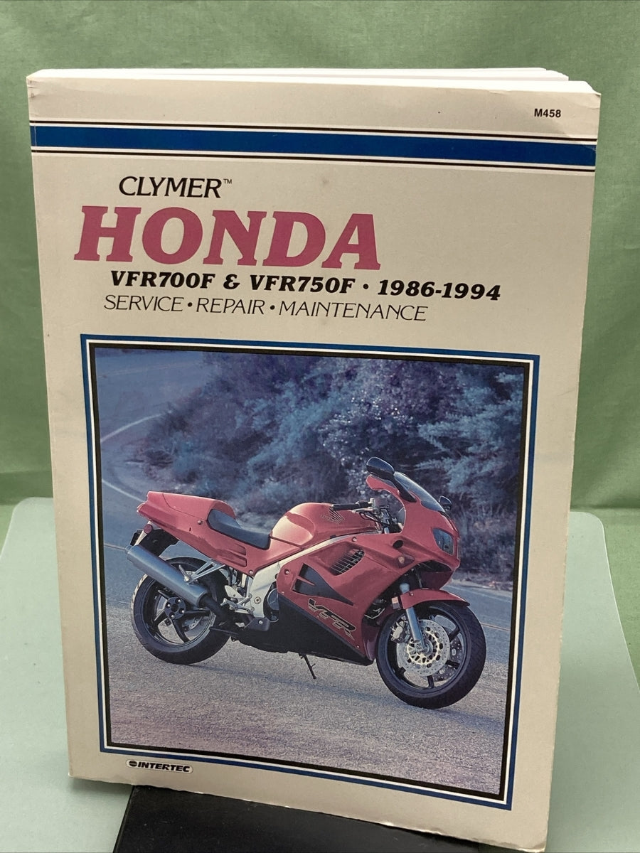 NEW GENUINE CLYMER HONDA VFR700F/VFR750F SERVICE MANUAL '86-'94 M458