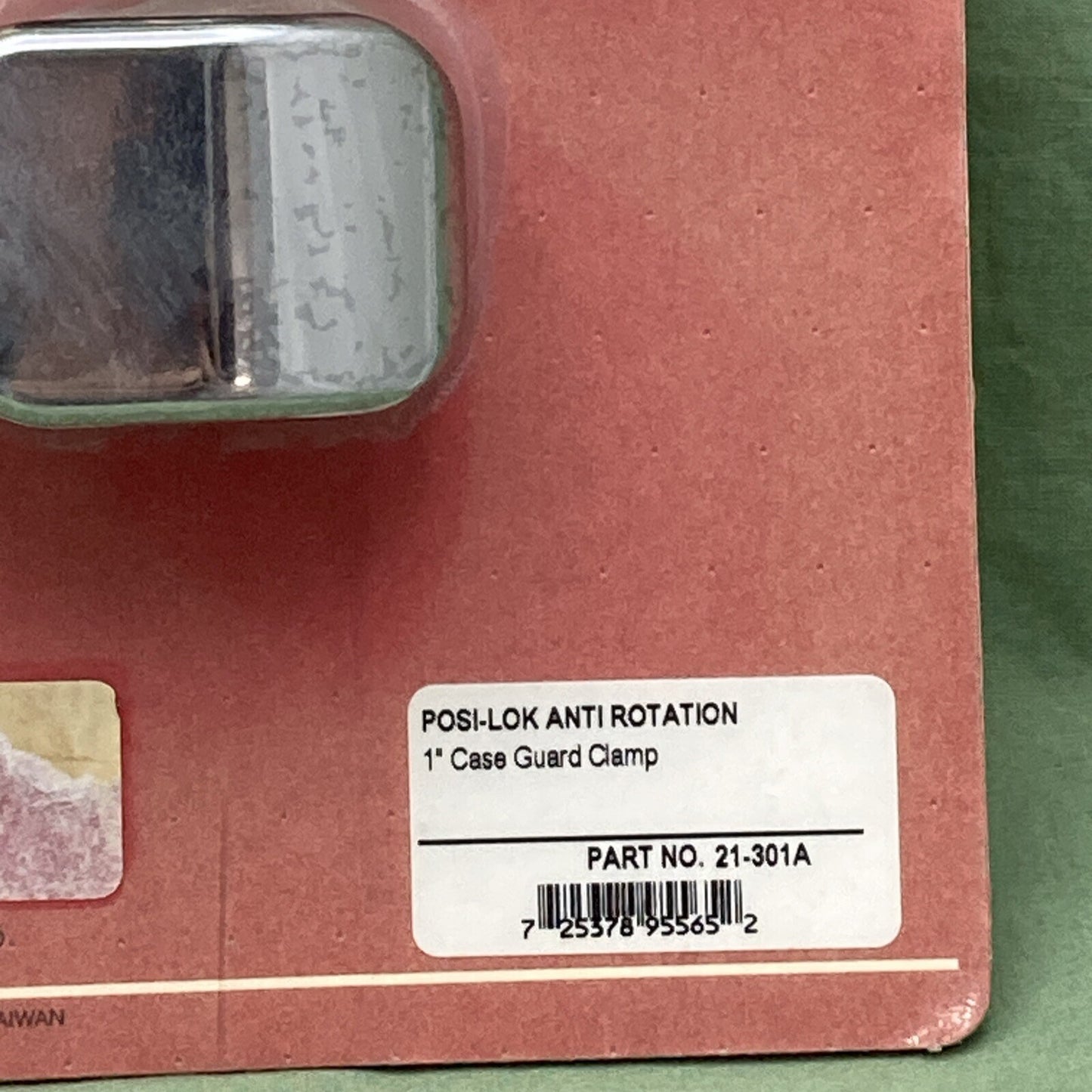 NEW SHOW CHROME 21-301A POSI-LOCK ANTI ROTATION 1" CASE GUARD CLAMP