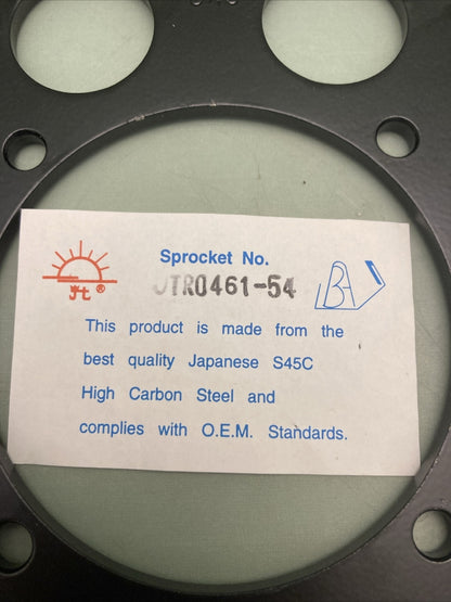NEW GENUINE JT TR461-54 54 TOOTH K1223R STEEL SPROCKET