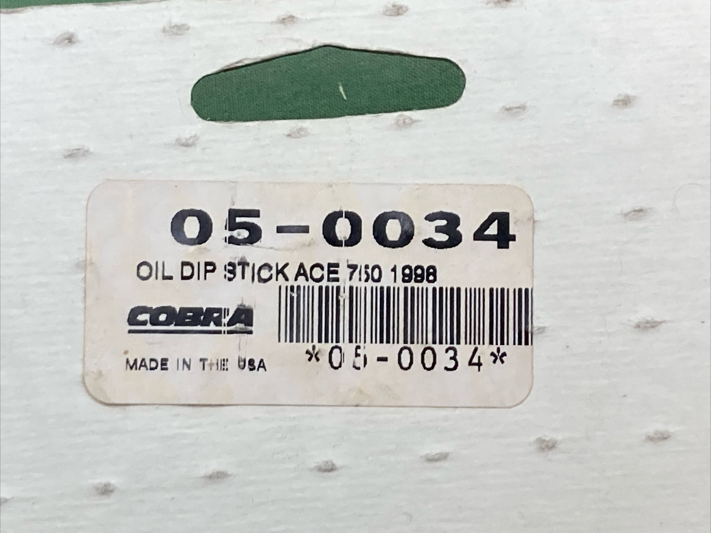 NEW GENUINE COBRA 05-0034 OIL DIP STICK ACE 750 1998