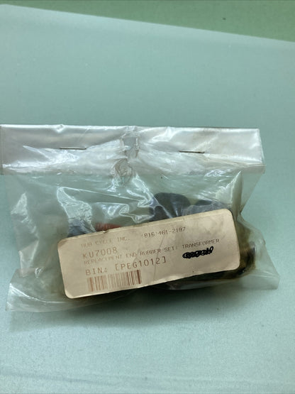 NEW KURYAKYN 7008 REPLACEMENT END RUBBER SET, TRANSFORMER