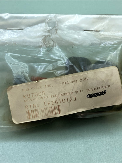 NEW KURYAKYN 7008 REPLACEMENT END RUBBER SET, TRANSFORMER
