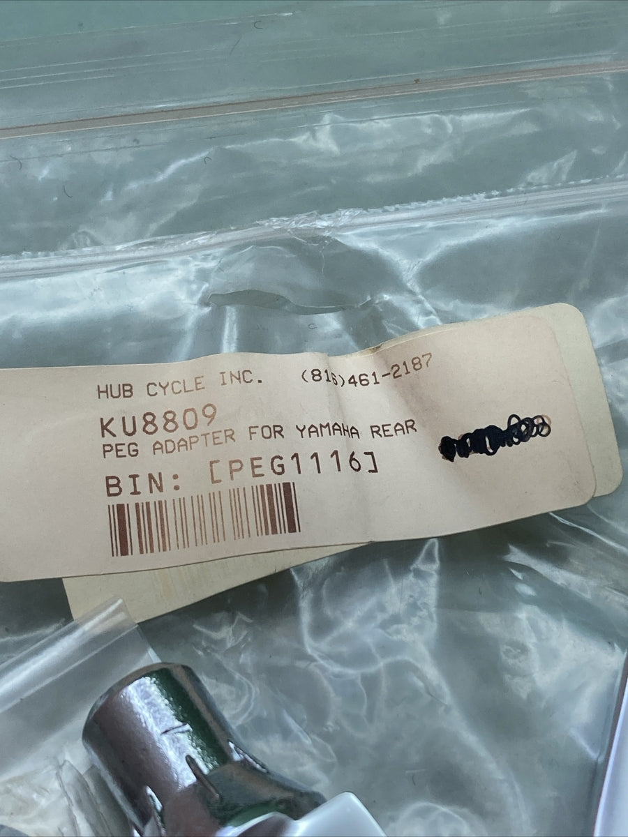NEW KURYAKYN 8809 PEG ADAPTER FOR YAMAHA, REAR