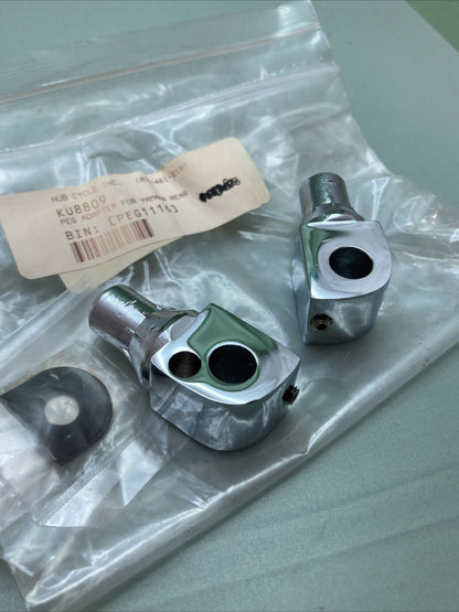NEW KURYAKYN 8809 PEG ADAPTER FOR YAMAHA, REAR