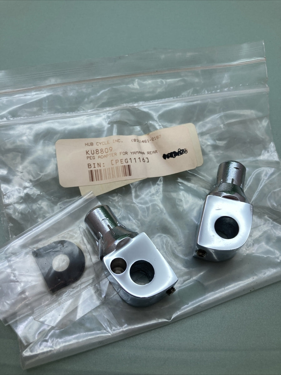 NEW KURYAKYN 8809 PEG ADAPTER FOR YAMAHA, REAR