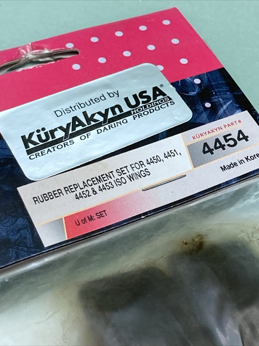 QTY 7 NEW KURYAKYN 4454 REPLACEMENT RUBBER PADS, ISO-WING