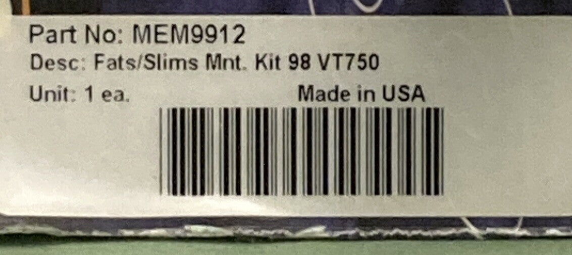 NEW GENUINE MEMPHIS SHADES MEM9912 F/S MOUNTING KIT FOR 98' HONDA VT750
