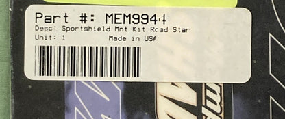 NEW GENUINE MEMPHIS SHADES MEM9944 SPORTSHIELD MOUNTING KIT FOR ROAD STAR