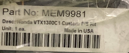 NEW GENUINE MEMPHIS SHADES MEM9981 CUSTOM F/S KIT FOR VTX1300C1 CUSTOM