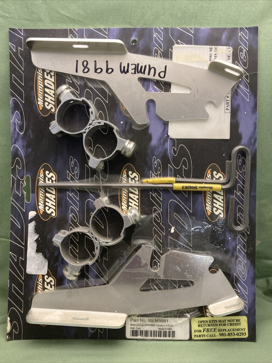 NEW GENUINE MEMPHIS SHADES MEM9981 CUSTOM F/S KIT FOR VTX1300C1 CUSTOM