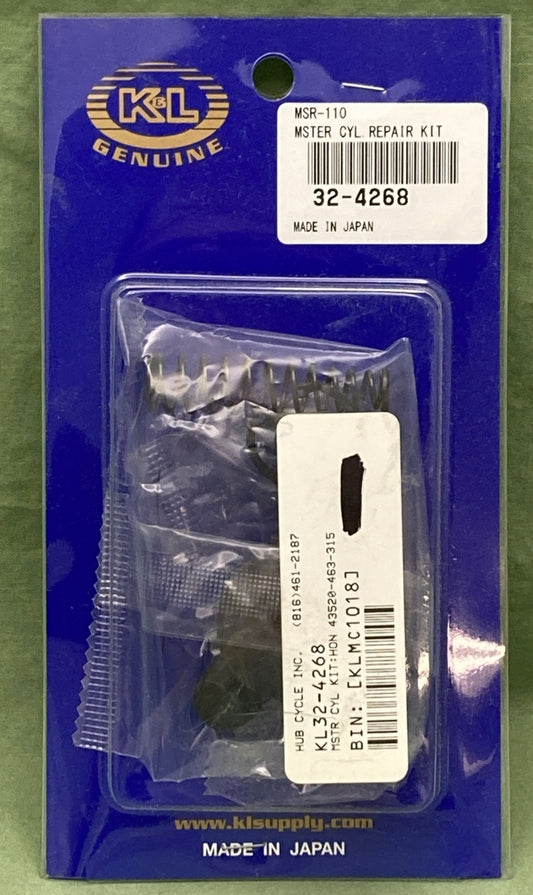 NEW K&L SUPPLY 32-4268 HONDA MASTER CYLINDER REPAIR KIT