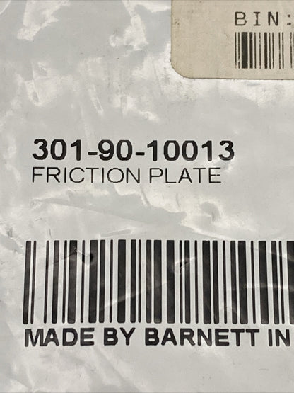NEW BARNETT 301-90-10013 CLUTCH FRICTION PLATE