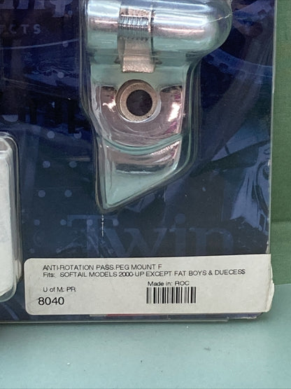 NEW KURYAKYN 8040 ANTI-ROTATION PASSNEGER PEG MOUNT