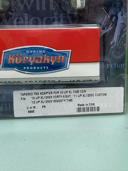 NEW KURYAKYN 8885 TAPERED PEG ADAPTER FOR 10-UP XL FWD CON