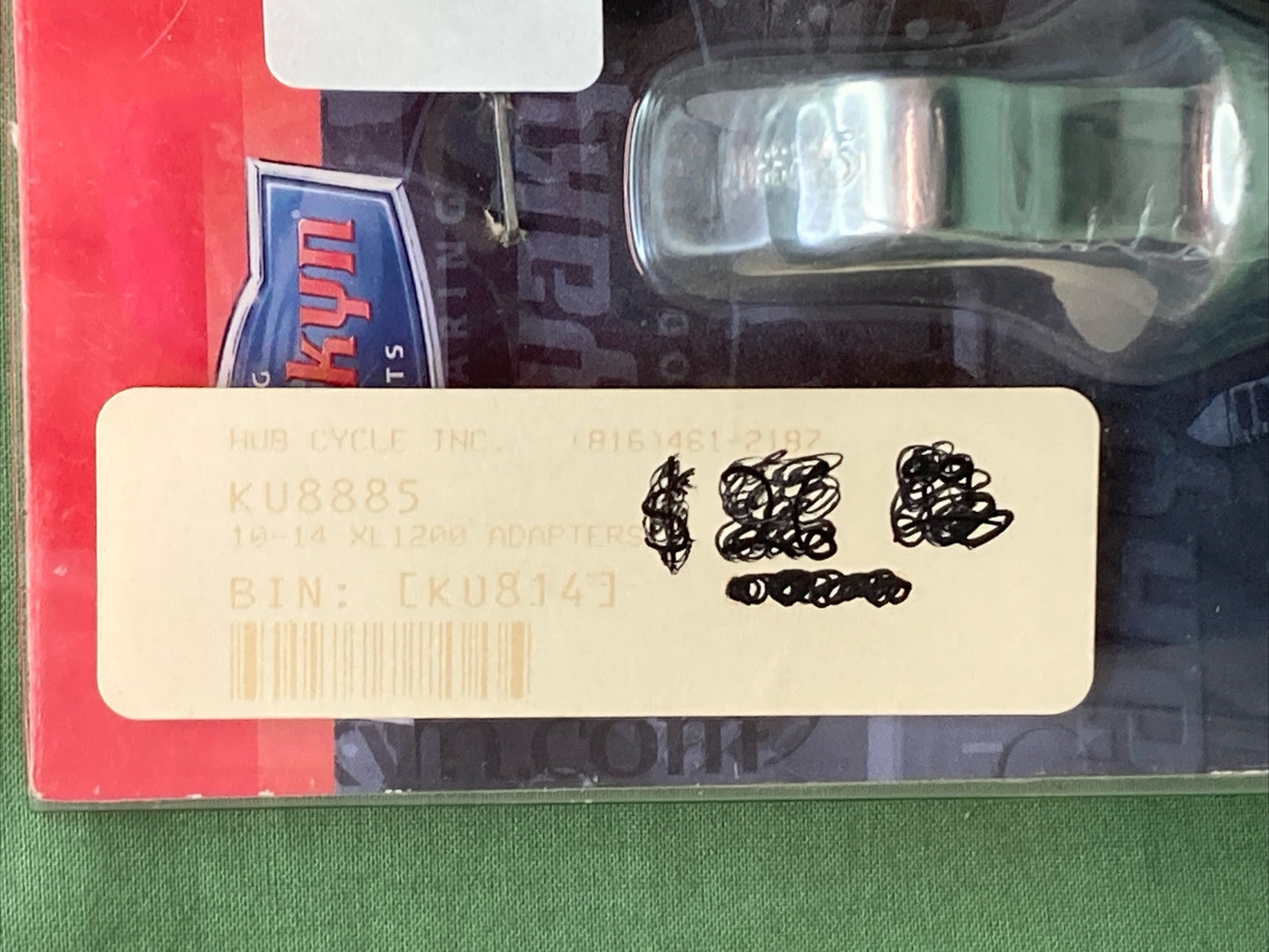 NEW KURYAKYN 8885 TAPERED PEG ADAPTER FOR 10-UP XL FWD CON