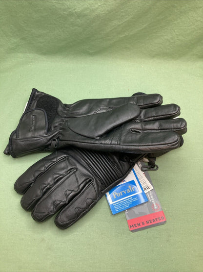 NEW FIRSTGEAR MENS HEATED RIDER GLOVES MEDIUM BLACK