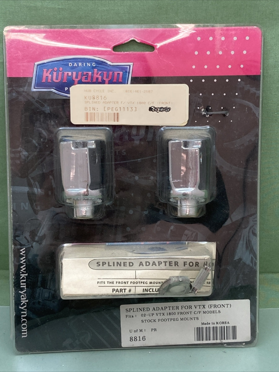 NEW KURYAKYN 8816 SPLINED ADAPTER FOR VTX, FRONT