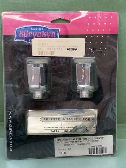 NEW KURYAKYN 8816 SPLINED ADAPTER FOR VTX, FRONT