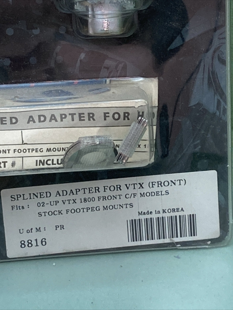 NEW KURYAKYN 8816 SPLINED ADAPTER FOR VTX, FRONT