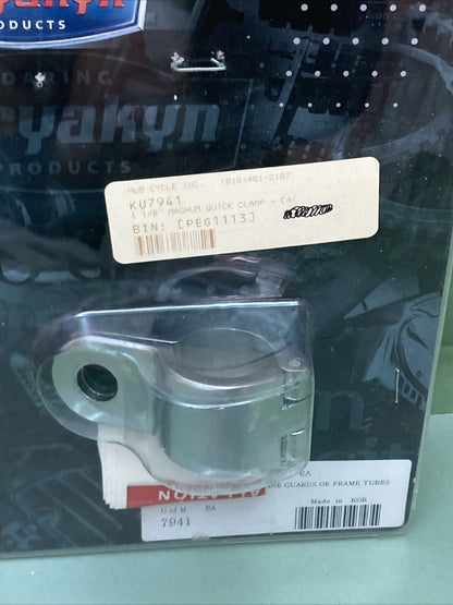 NEW KURYAKYN 7941 1-1/8" MAGNUM QUICK CLAMP-EA