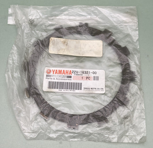 NEW GENUINE YAMAHA 22U-16321-00 CLUTCH Plate, Friction