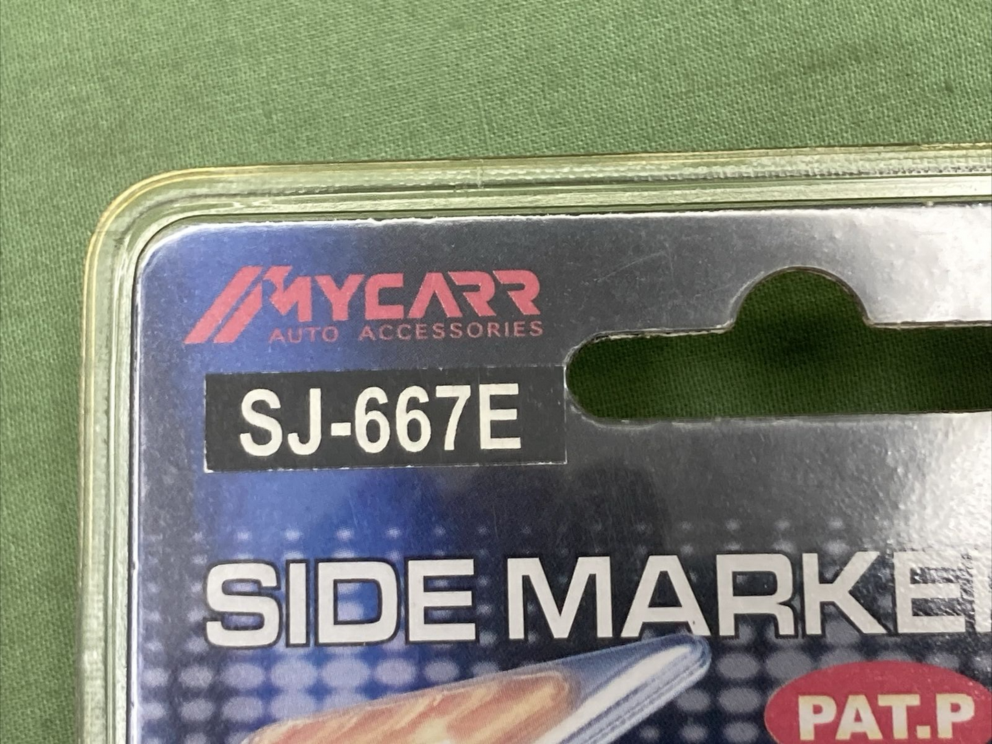 NEW MYCARR SJ-667E AMBER PYRAMID SIDE MARKER LED LIGHT SET