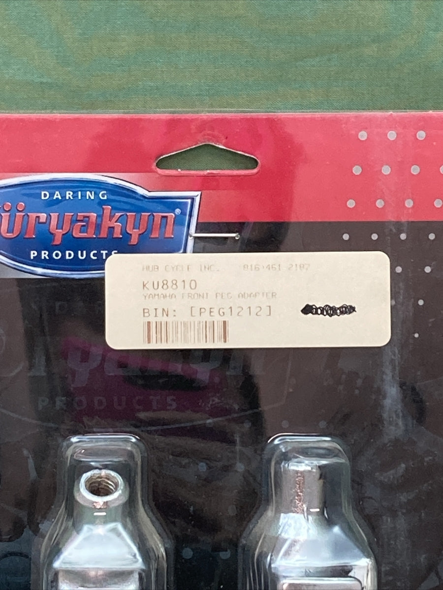 NEW KURYAKYN 8810 YAMAHA FRONT PEG ADAPTER