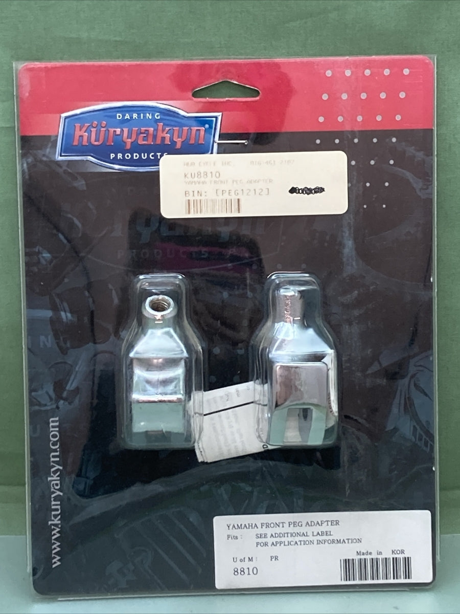 NEW KURYAKYN 8810 YAMAHA FRONT PEG ADAPTER
