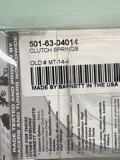 NEW BARNETT 501-63-04014  CLUTCH SPRINGS KIT