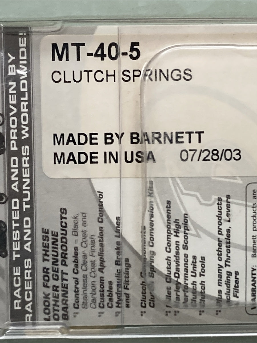 NEW BARNETT 501-32-05049  CLUTCH SPRINGS KIT