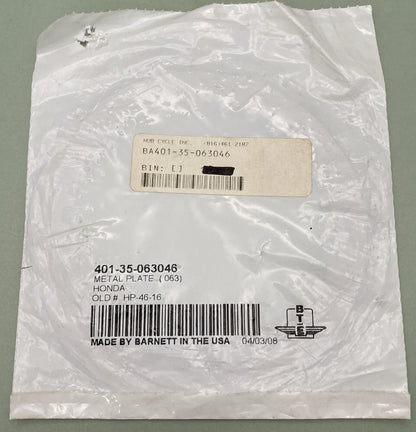 NEW BARNETT 401-35-063046 METAL DRIVE PLATE .063