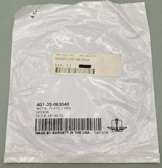 NEW BARNETT 401-35-063046 METAL DRIVE PLATE .063