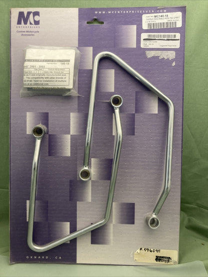 NEW GENUINE MC ENTERPRISES MC140-18 SADDLEBAG RAILS FOR HONDA 750 SPIRIT