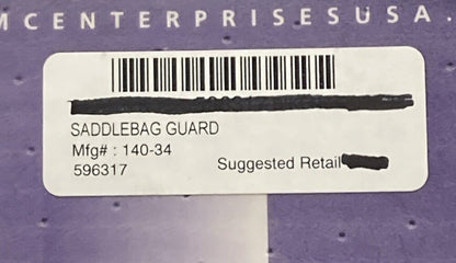 NEW GENUINE MC ENTERPRISES MC140-34 SADDLEBAG GUARD FOR YAMAHA VSTAR 98-06